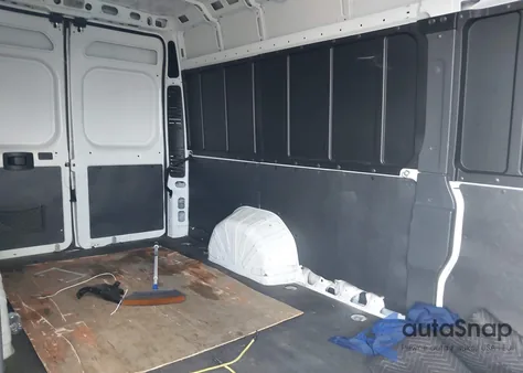 2021 Ram Promaster 3500 Cargo Van High Roof 159 Wb Ext from USA, damaged, VIN 3C6MRVJG9ME552035